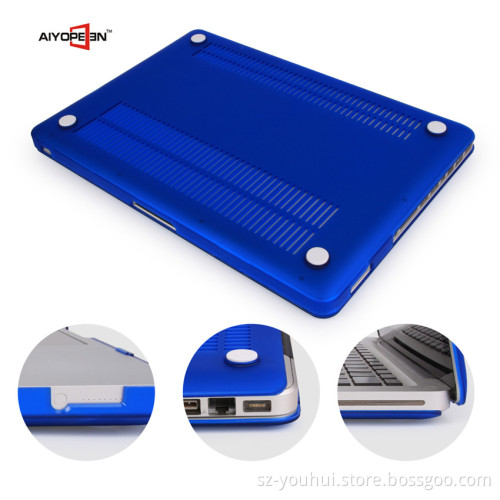 New arrival frosted case cover for Macbook pro 15.4 inch PC hard case with 10colors